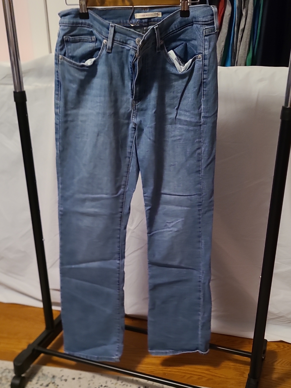 Women’s Boot Cut Jeans in Light Blue Denim